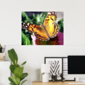 Monarch Butterfly Poster (Thuiskantoor)