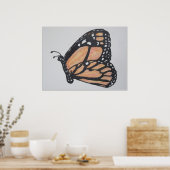 Monarch Butterfly Poster (Keuken)