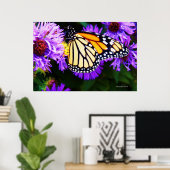 Monarch Butterfly, Poster van esters (Thuiskantoor)