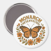 Monarch Butterfly Preservation Magneet (Voorkant / Achterkant)
