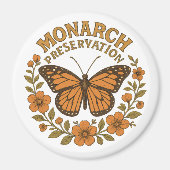 Monarch Butterfly Preservation Magneet (Voorkant)