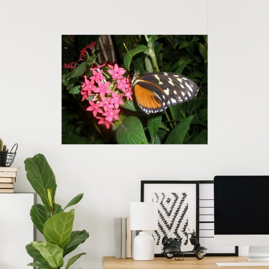 Monarch Butterfly Print (Thuiskantoor)