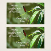 Monarch Butterfly Random Acts of Kindness Kaart (Voorkant /achterkant)