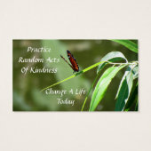 Monarch Butterfly Random Acts of Kindness Kaart (Achterkant)