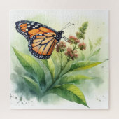Monarch Butterfly REF260 - Watercolor Legpuzzel (Verticaal)