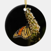 Monarch Butterfly Resting Keramisch Ornament (Voorkant)