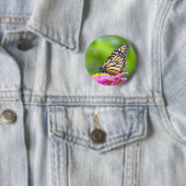 Monarch Butterfly Ronde Button 5,7 Cm (In situ)