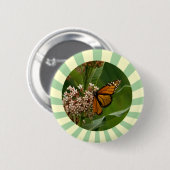 Monarch Butterfly Ronde Button 5,7 Cm (Voorkant /achterkant)