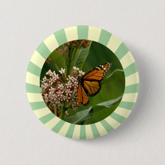 Monarch Butterfly Ronde Button 5,7 Cm