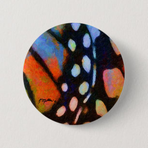 Monarch Butterfly Ronde Button 5,7 Cm