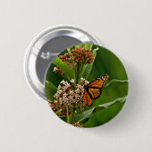 Monarch Butterfly Ronde Button 5,7 Cm (Voorkant /achterkant)