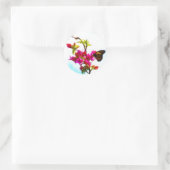 Monarch Butterfly Ronde Sticker (Tas)