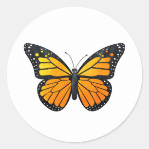 Monarch Butterfly Ronde Sticker