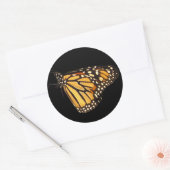 Monarch Butterfly Ronde Sticker (Envelop)