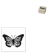 Monarch Butterfly Rubberstempel (Gestempeld)
