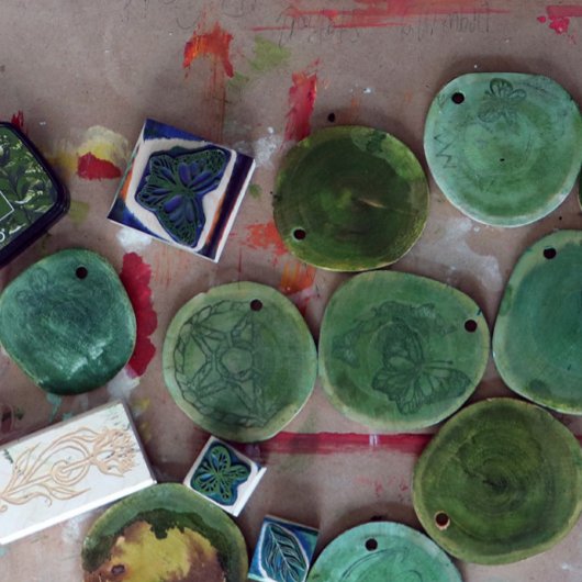 Monarch Butterfly Rubberstempel