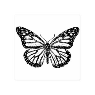 Monarch Butterfly Rubberstempel