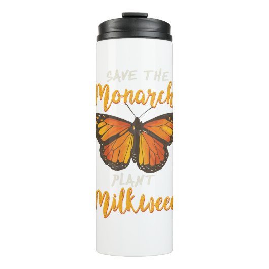 MONARCH BUTTERFLY: Save The Monarchs Thermosbeker (Voorkant)