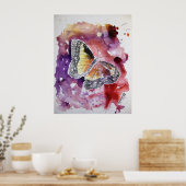 monarch_butterfly_schilderij poster (Keuken)