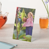 Monarch Butterfly-schilderkunst Reclamebord Met Voetstuk (Insitu)