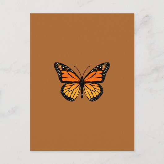 Monarch Butterfly-sensatie Briefkaart (Voorkant)