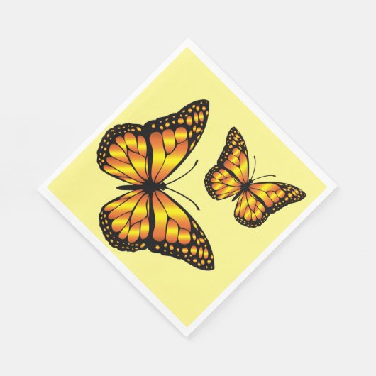 MONARCH BUTTERFLY SERVETTEN (Hoek)