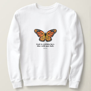 Monarch Butterfly shirt God is binnen haar
