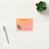 Monarch Butterfly Sinaasappel Goud Inspirerend Post-it® Notes (Kantoor)