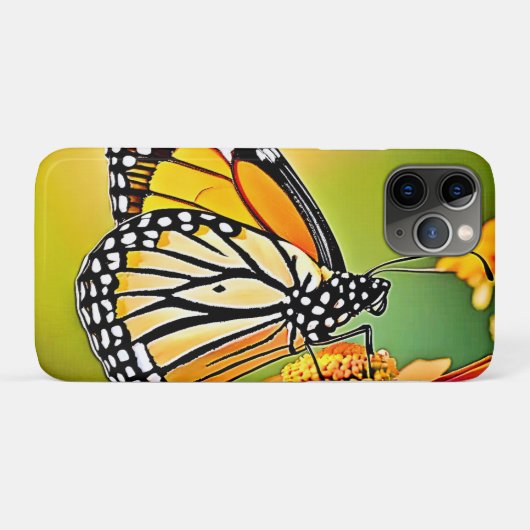 Monarch Butterfly Sip Design Case-Mate iPhone Case (Achterkant (horizontaal))