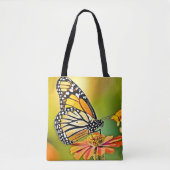 Monarch Butterfly Sip Design Tote Bag (Voorkant)