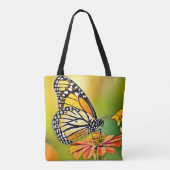 Monarch Butterfly Sip Design Tote Bag (Achterkant)