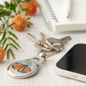 Monarch Butterfly Sleutelhanger (Zijkant)