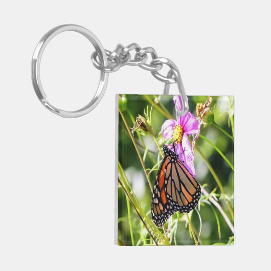 Monarch Butterfly Sleutelhanger (Voorkant Links)