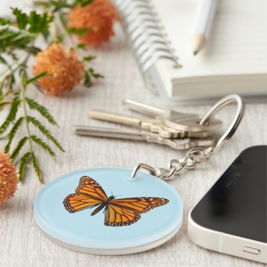 Monarch Butterfly Sleutelhanger (Voorkant Rechts)