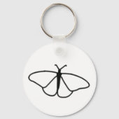 Monarch Butterfly Sleutelhanger (Voorkant)