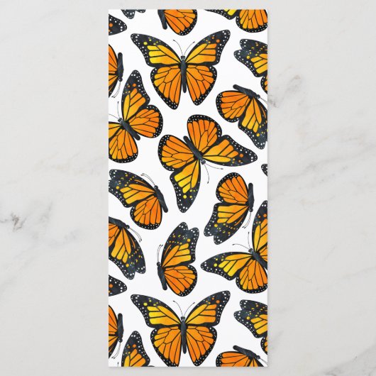 Monarch Butterfly Slim Dinner Menu (Achterkant)