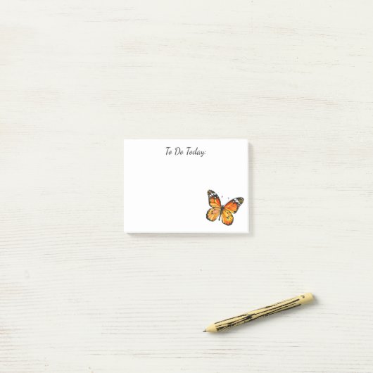 Monarch Butterfly Speciaal Post Post-it® Notes (Op bureau)
