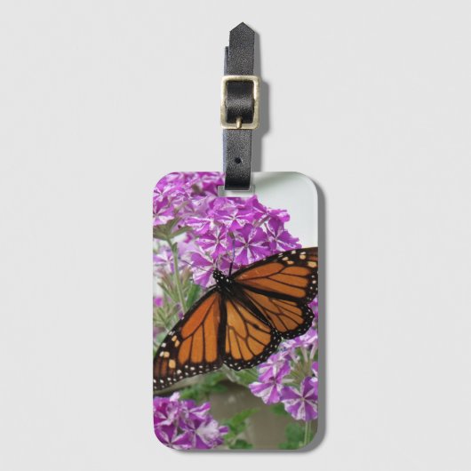 Monarch Butterfly-speelkaarten Bagagelabel (Voorkant (verticaal))