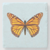 Monarch Butterfly Stenen Onderzetter (Voorkant)