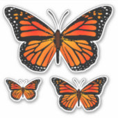 Monarch Butterfly Sticker (Voorkant)