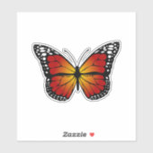 Monarch Butterfly Sticker (Vel)