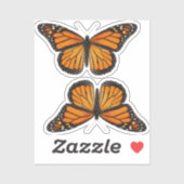 Monarch Butterfly Sticker (Vel)