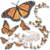 Monarch Butterfly Sticker (Voorkant)