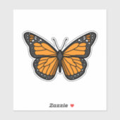 Monarch Butterfly Sticker (Vel)