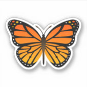 Monarch Butterfly Sticker (Voorkant)
