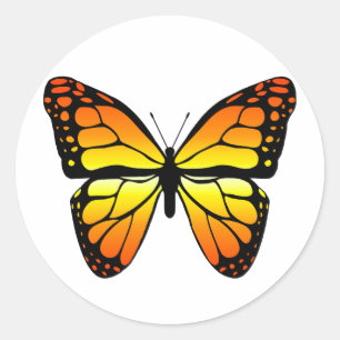 Monarch Butterfly Sticker