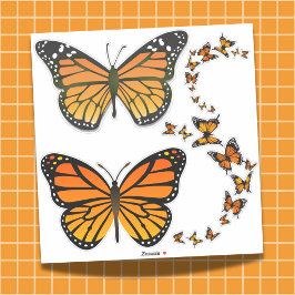 Monarch Butterfly Sticker Collectie
