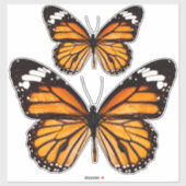 Monarch Butterfly Sticker Sheet (Vel)