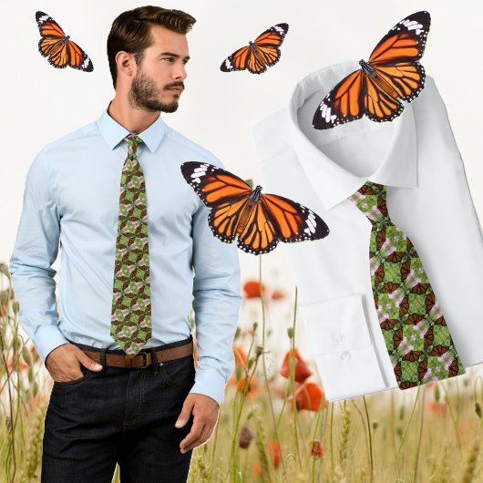 Monarch Butterfly Stropdas