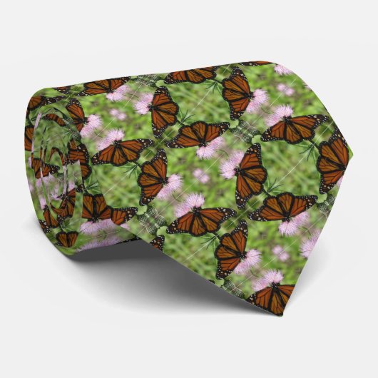 Monarch Butterfly Stropdas (Opgerold)